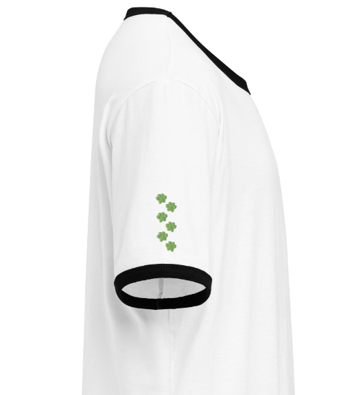 Lily Pad Embroidered Ringer Tee