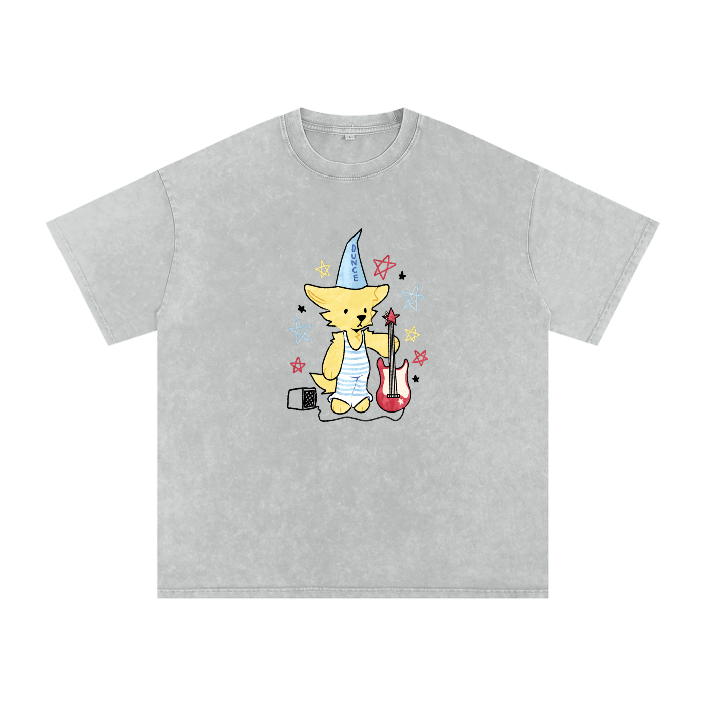 Washed,Silly,Faded,Whimsical,Cute,T-Shirt